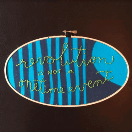 Audre Lorde Needlepoint